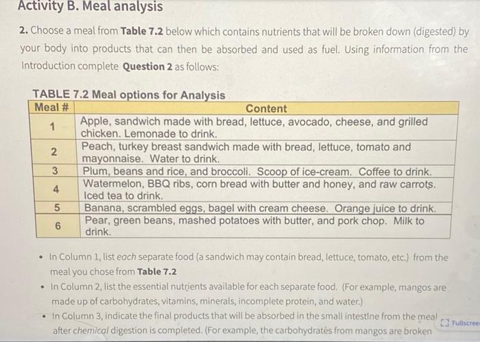 Exploring carbohydrates with bananas lab answers