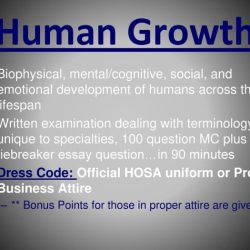 Hosa human growth and development practice test