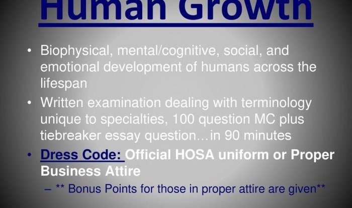 Hosa human growth and development practice test